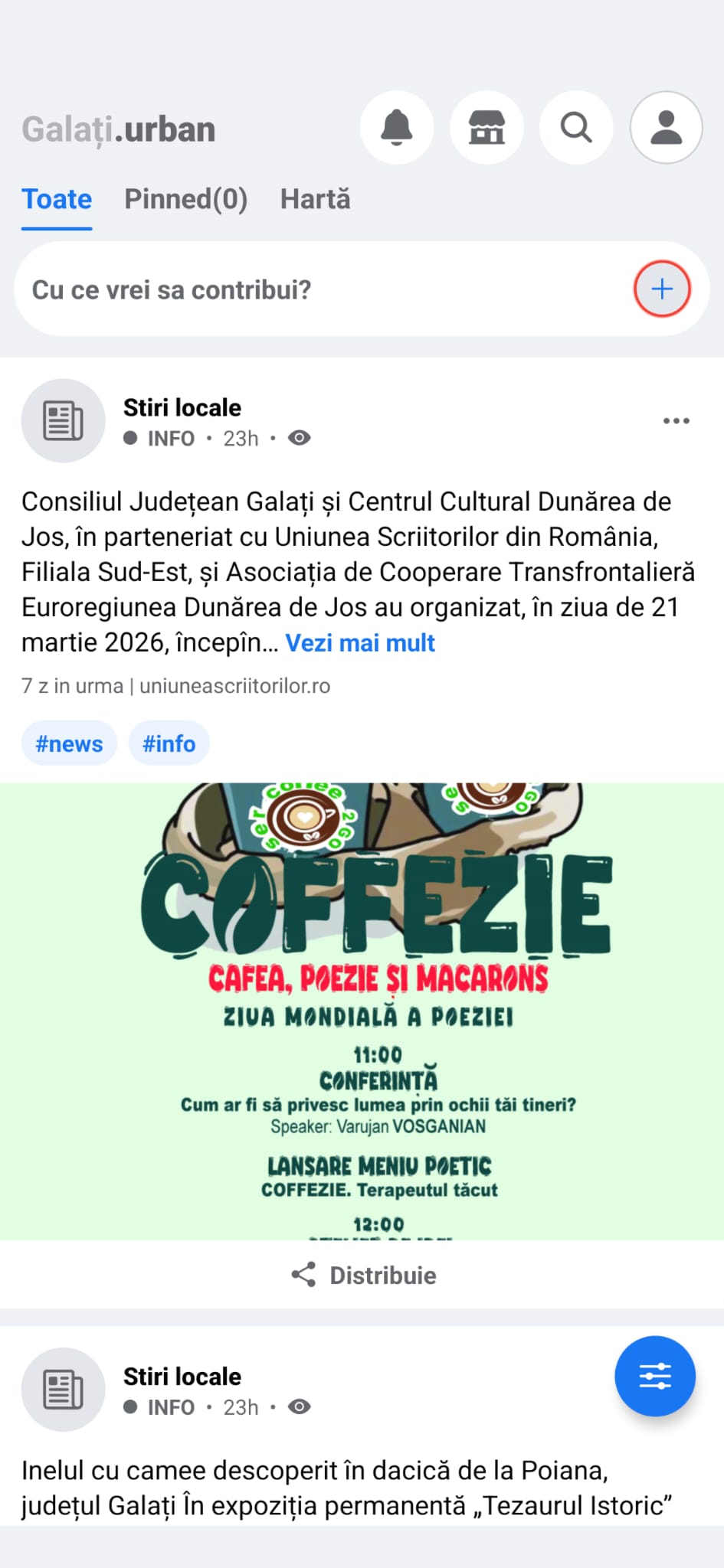 Urban app - light mode