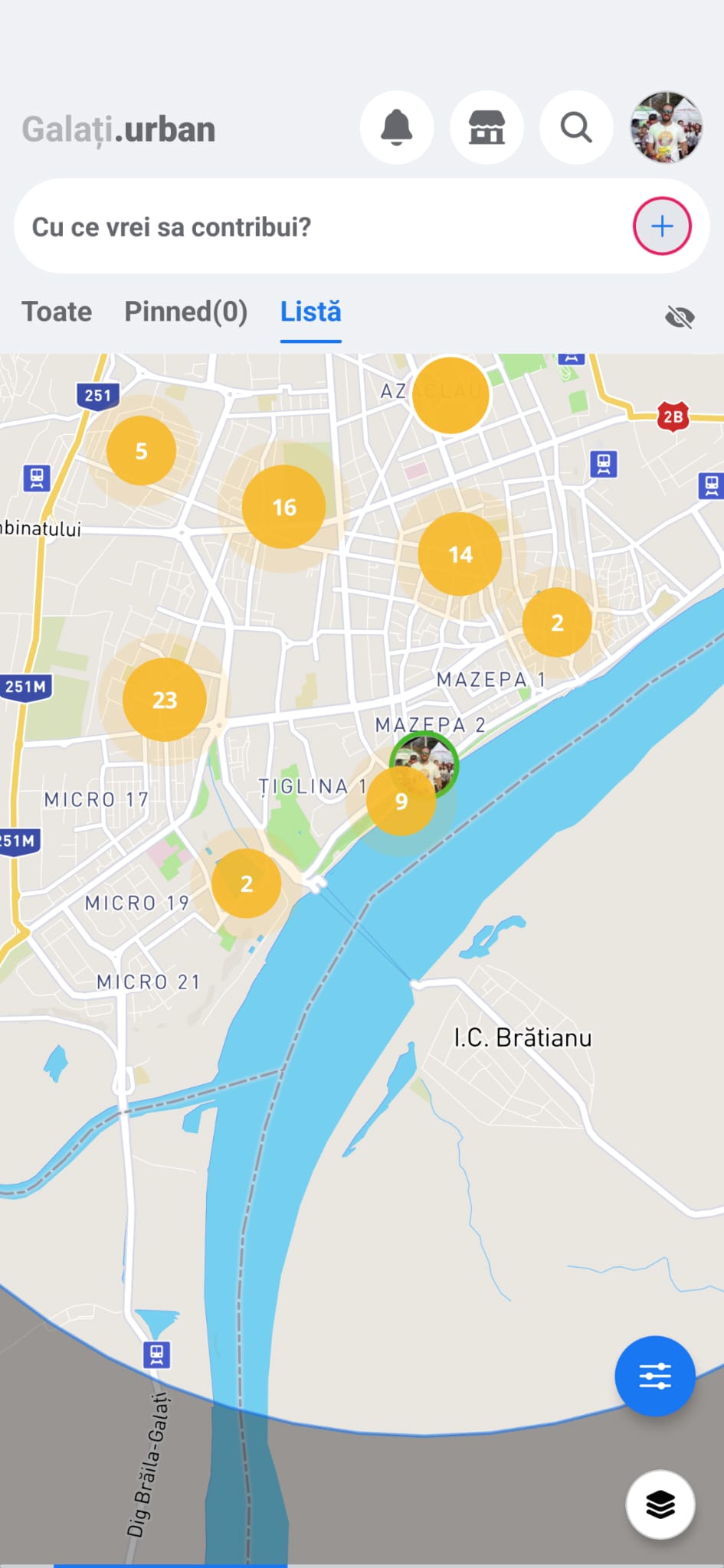 Urban app - light mode