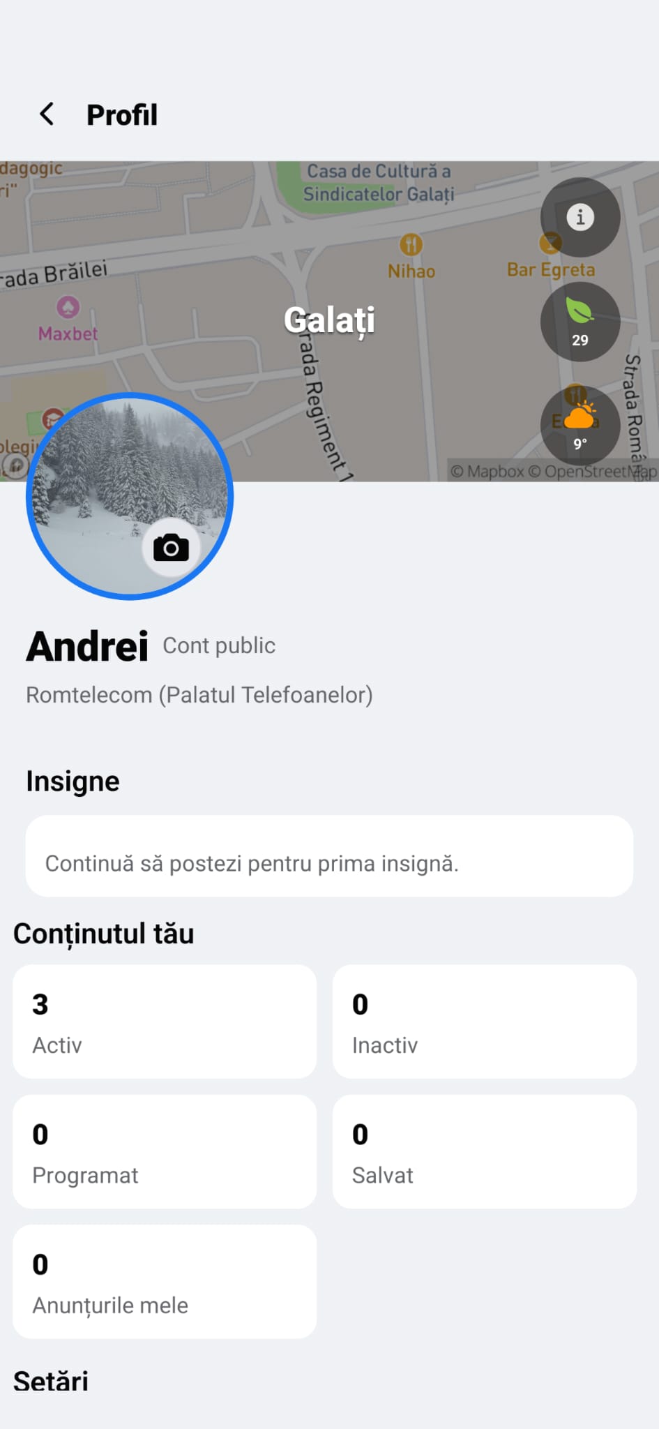 Urban app - light mode